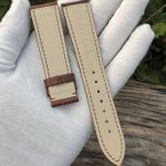 Dây da bò dập vân màu Nâu