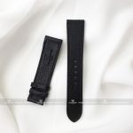 Dây da bò - Dây da đồng hồ chính hãng TuanHungWatch - Đen Vân Nhám Full Size